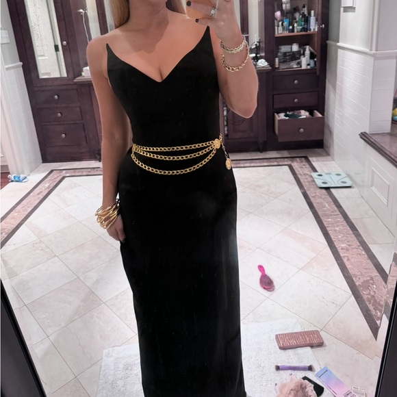 Monot black strapless interior corset dress size 4 - Picture 2 of 8